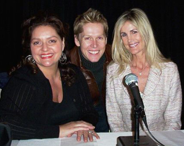 Karen with Aida Turturro